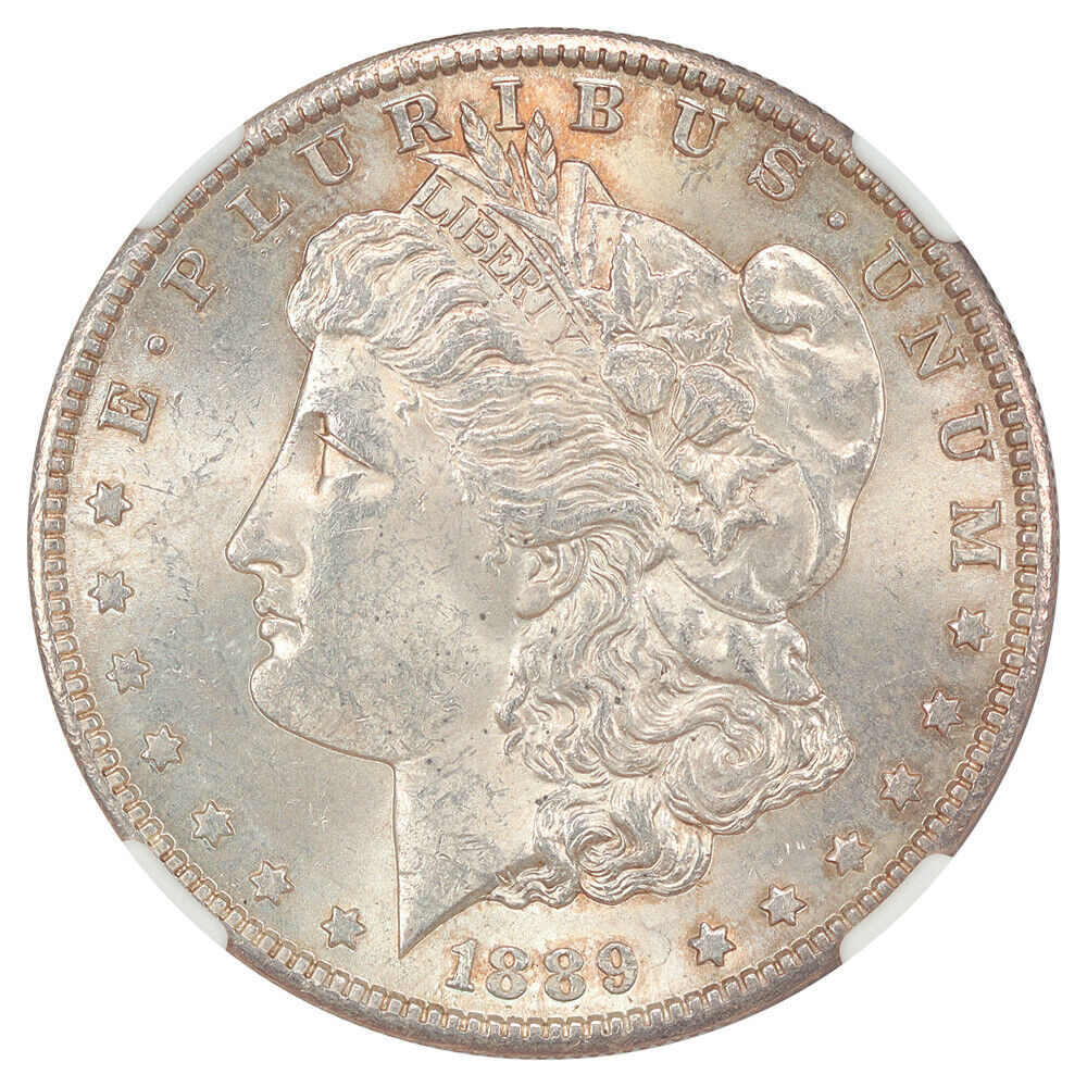 1889-S $1 NGC MS62