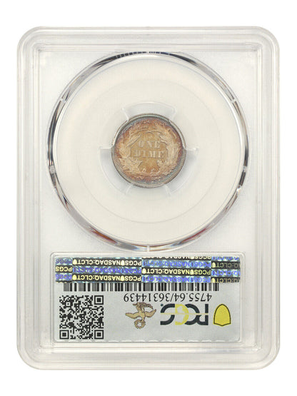 1862 10C PCGS PR64 ex: D.L. Hansen