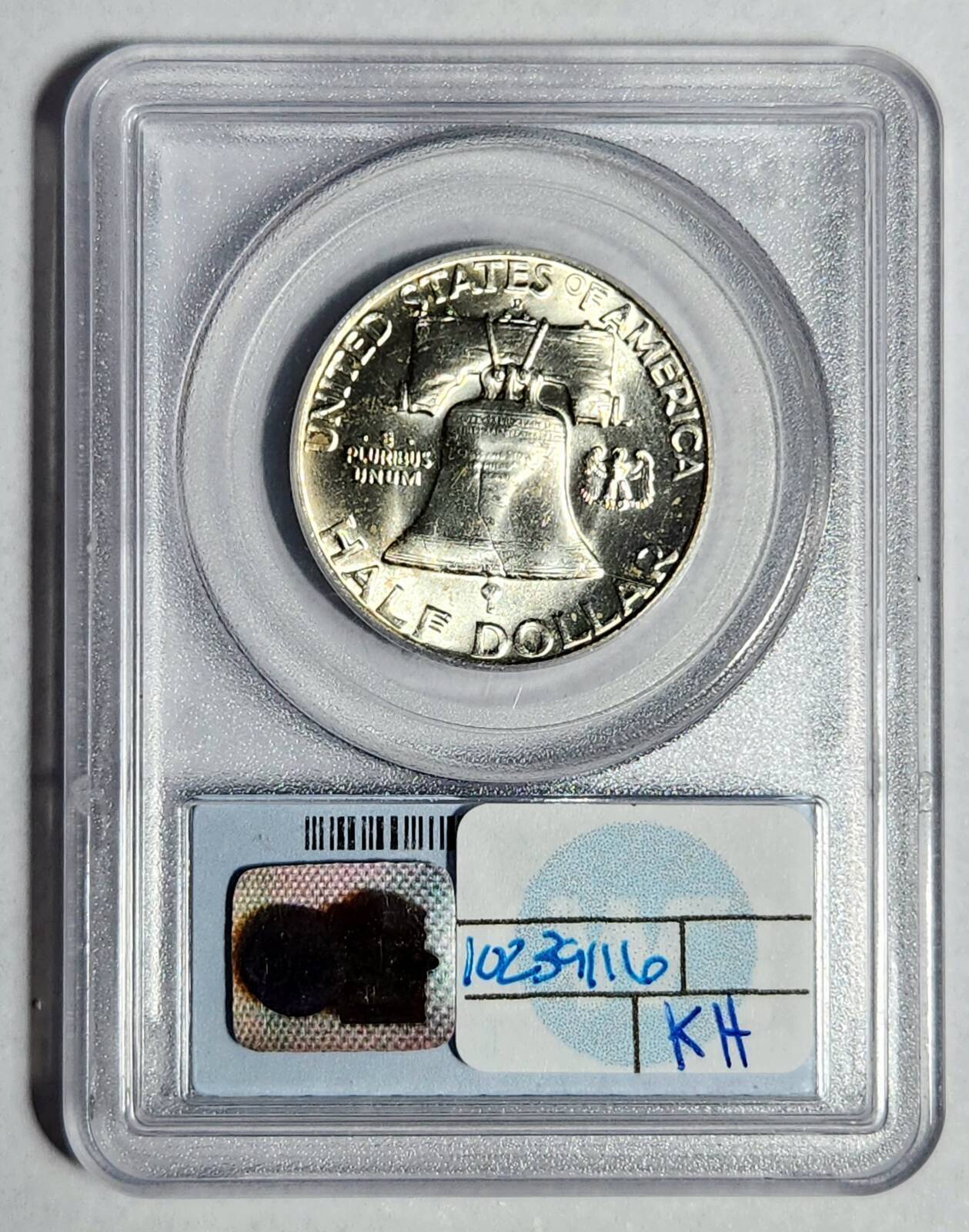 1957 D Franklin Half Dollar PCGS MS-64 FBL