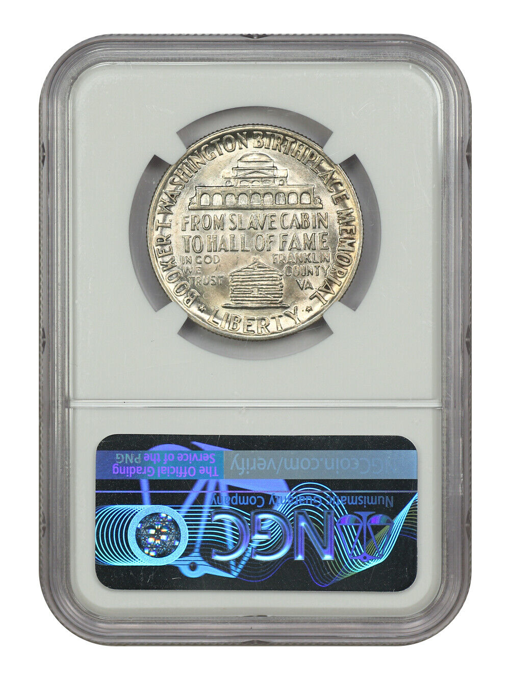 1946 50C Booker T. Washington NGC MS64 - Classic Silver Commemorative