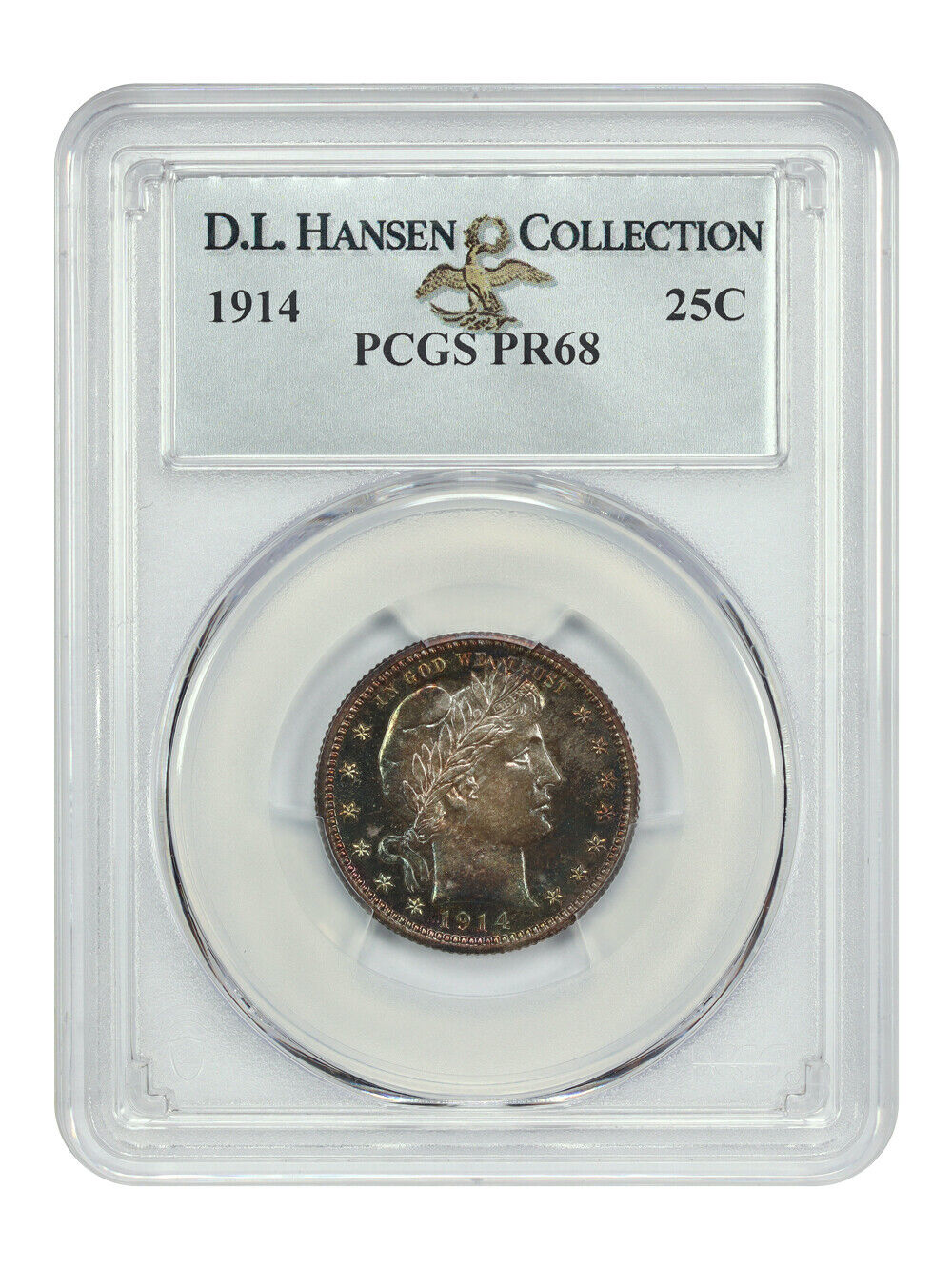 1914 25C PCGS PR68