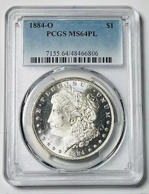 1884 O Morgan Silver Dollar PCGS MS-64 PL Proof Like