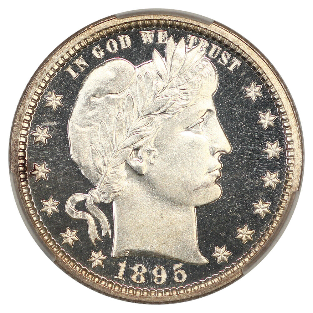 1895 25C CACG PR68CAM ex: D.L. Hansen - Barber Quarter