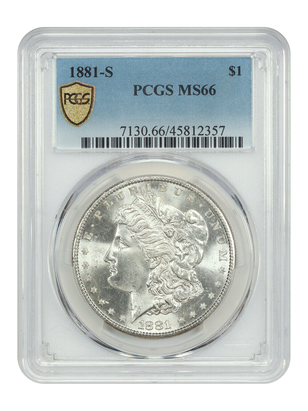 1881-S $1 PCGS MS66 - Morgan Dollar