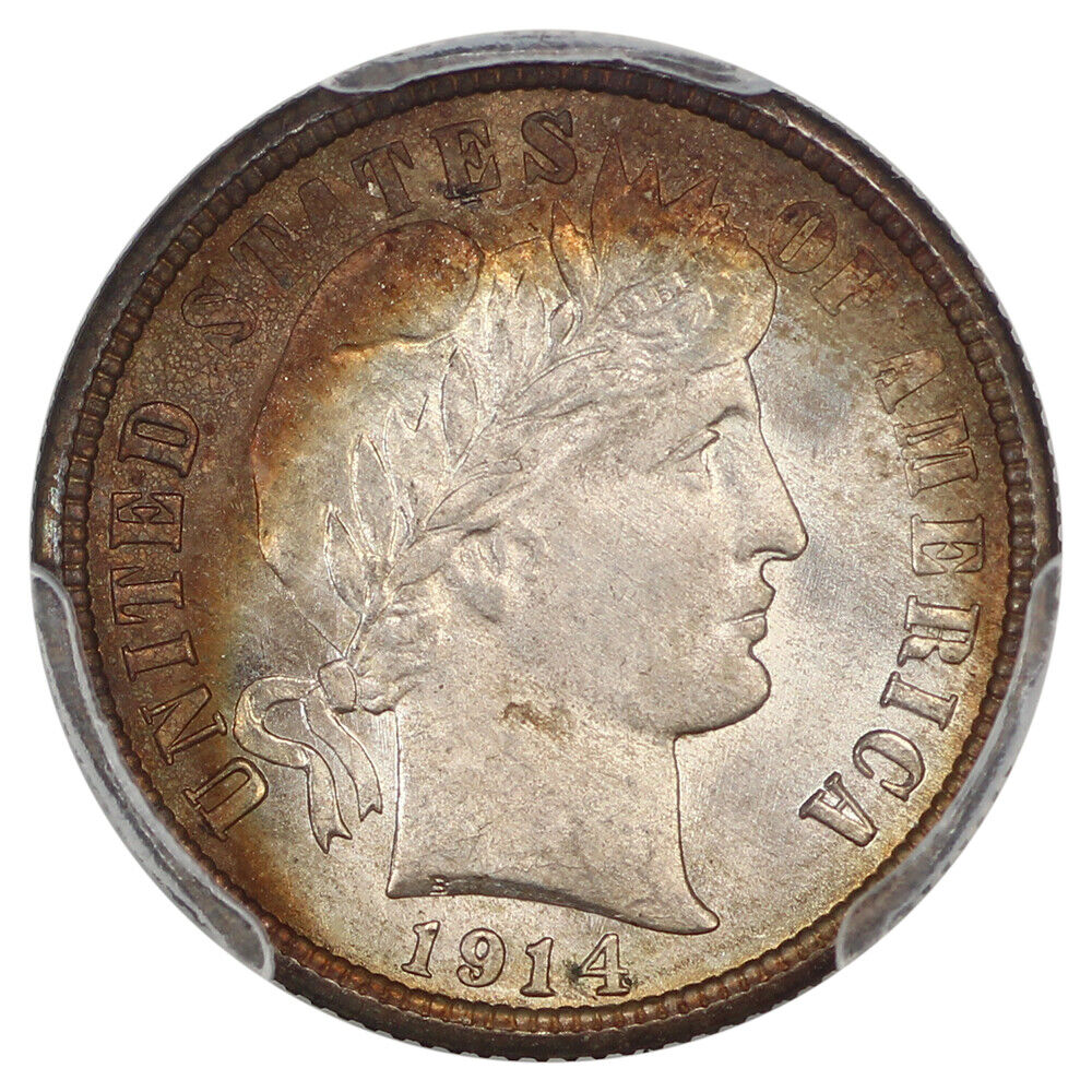 1914 10C PCGS MS67 ex: D.L. Hansen