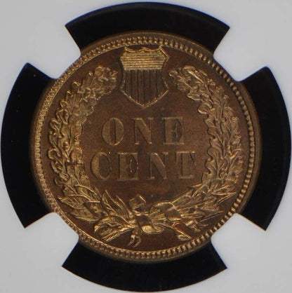 1884 Bronze Indian Cent 1C NGC PR67RB (CAC)