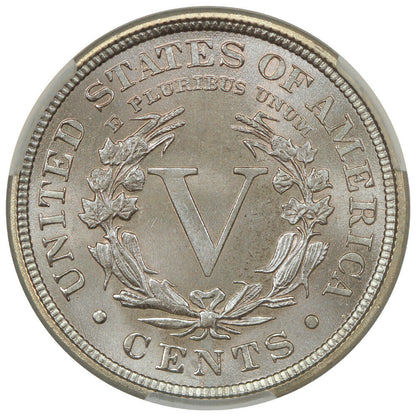 1897 5C CACG MS66+ ex: D.L. Hansen - Liberty Nickel