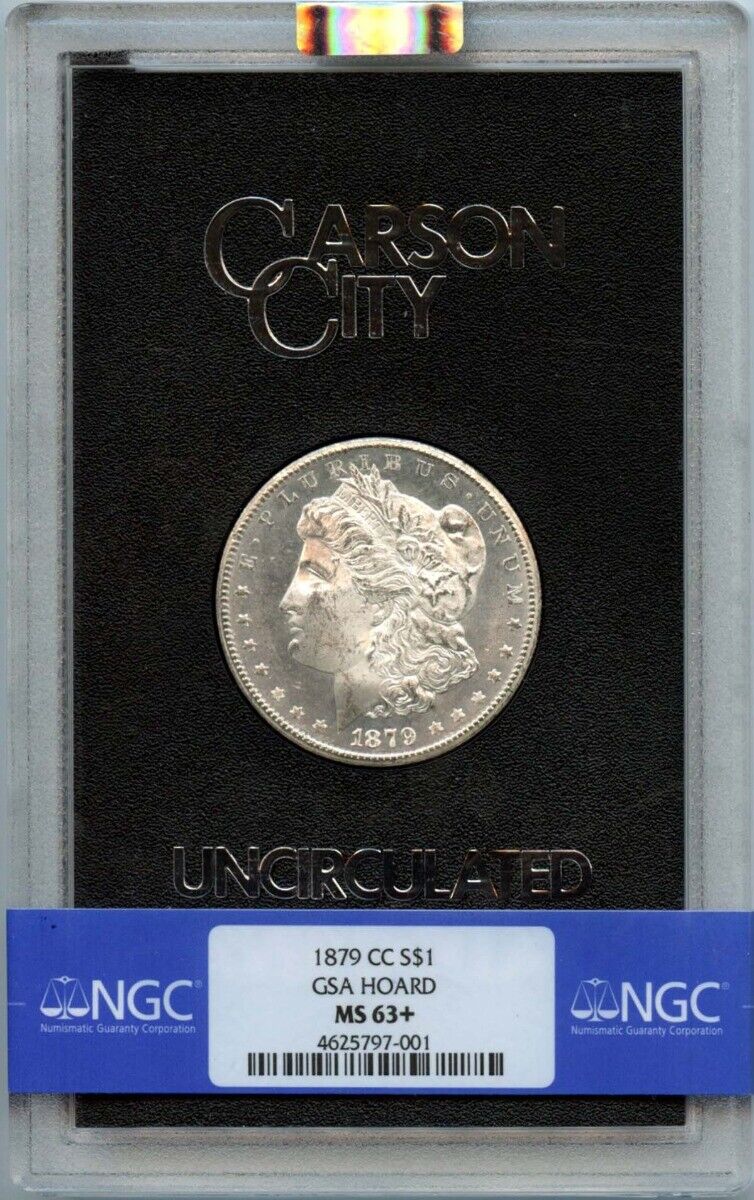 1879-CC Morgan Dollar GSA HOARD S$1 NGC MS63+