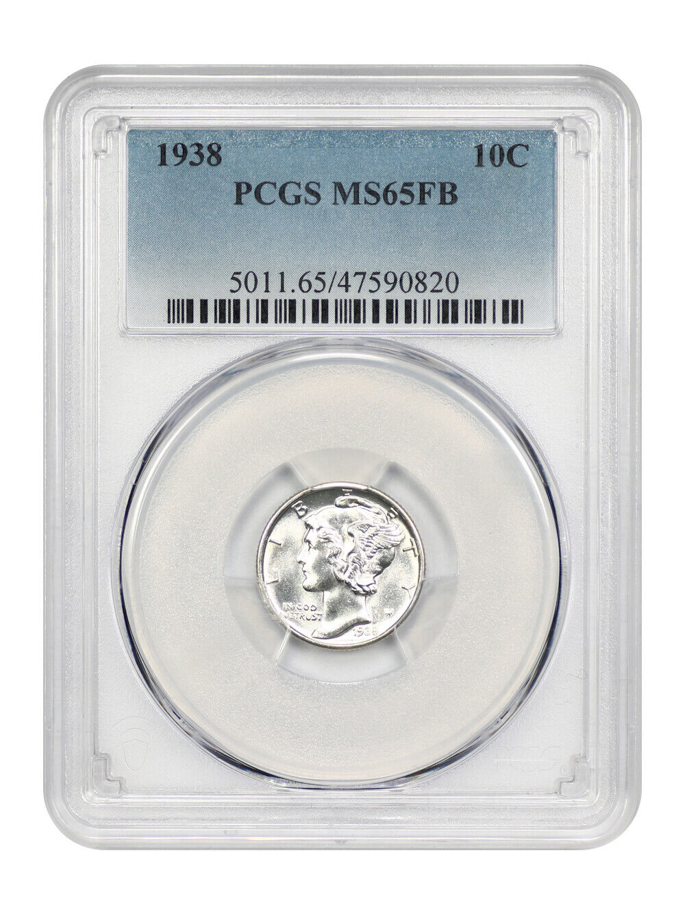 1938 10C PCGS MS65FB