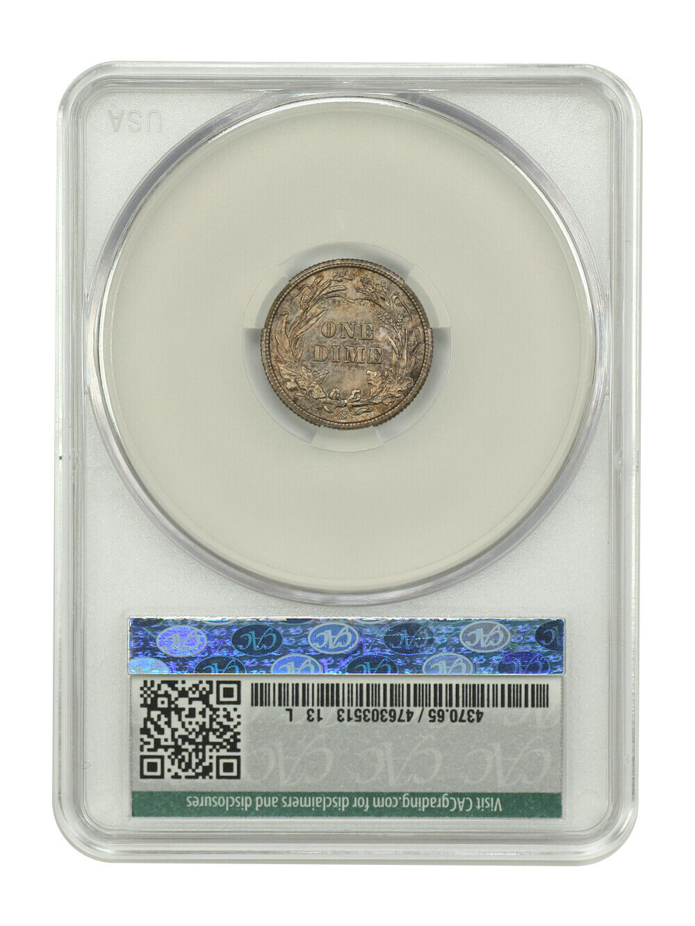 1903-S 10C CACG MS65 ex: D.L. Hansen - Barber Dime