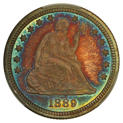 1889 25C CACG PR66+ ex: D.L. Hansen - Liberty Seated Quarter