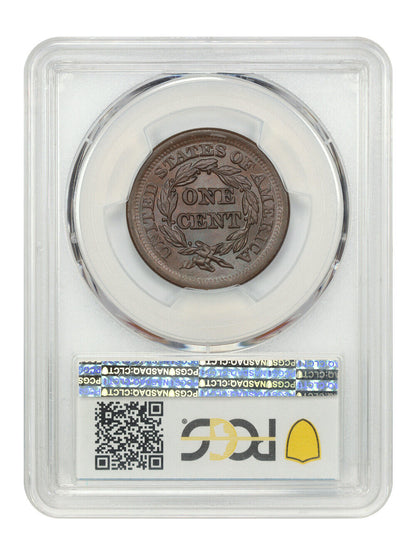 1851 1C PCGS/CAC MS66+BN