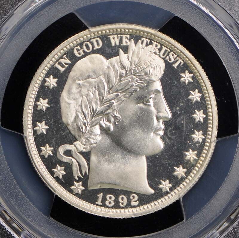 1892 50C Barber Half Dollar PCGS PR67+CAM