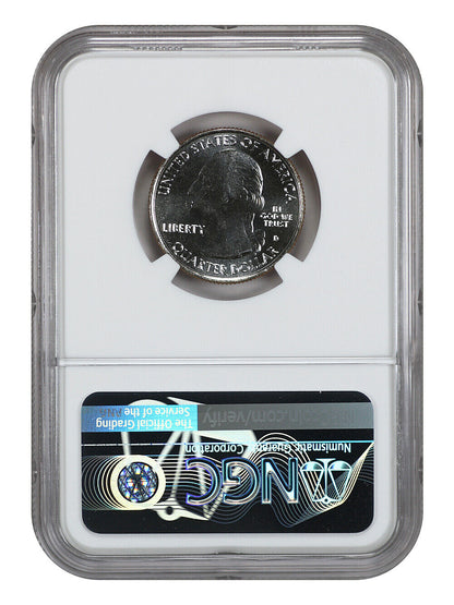 2018-D 25C Cumberland Island NP NGC MS68 - Type 1 - Clad