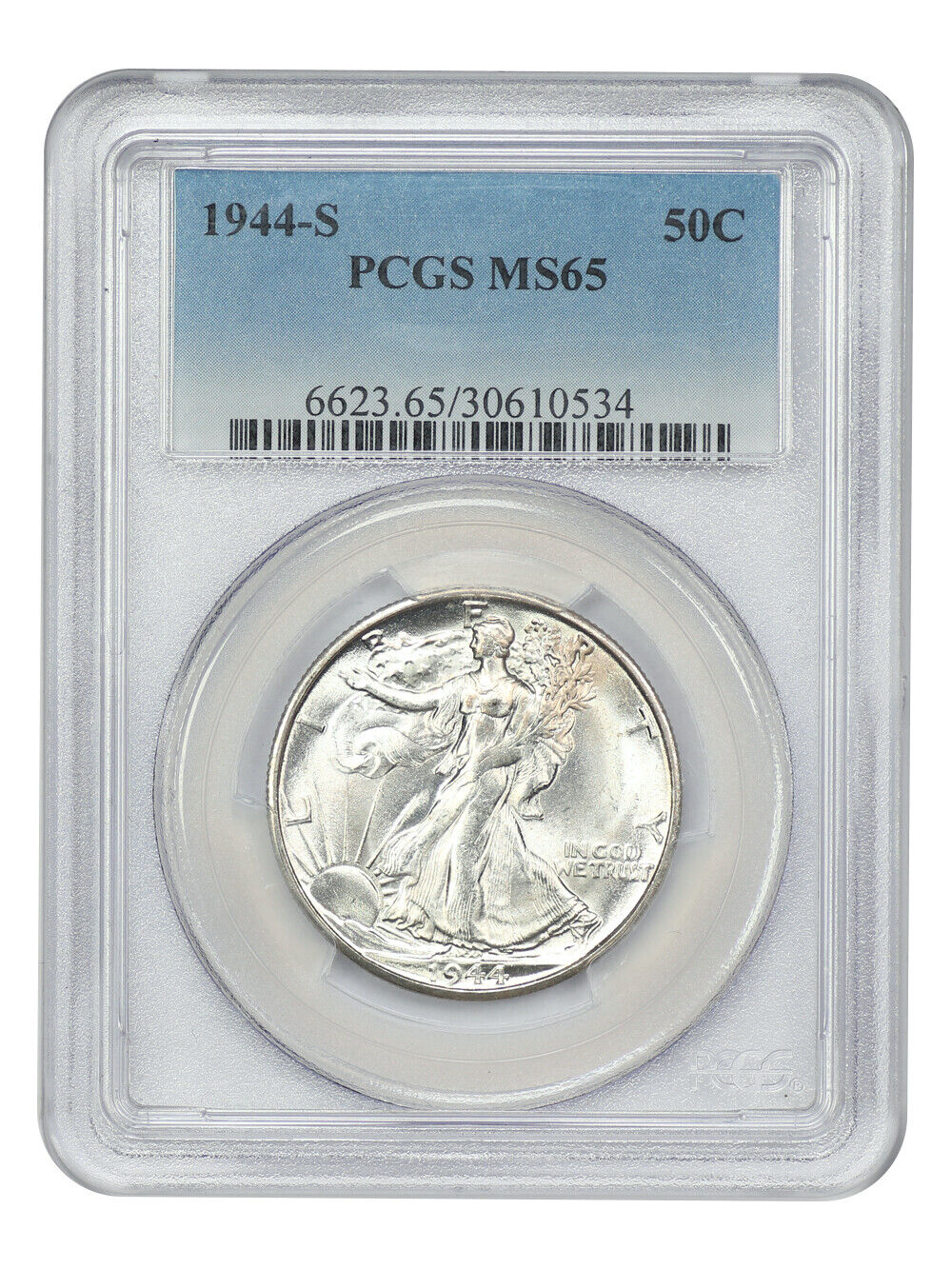 1944-S 50C PCGS MS65