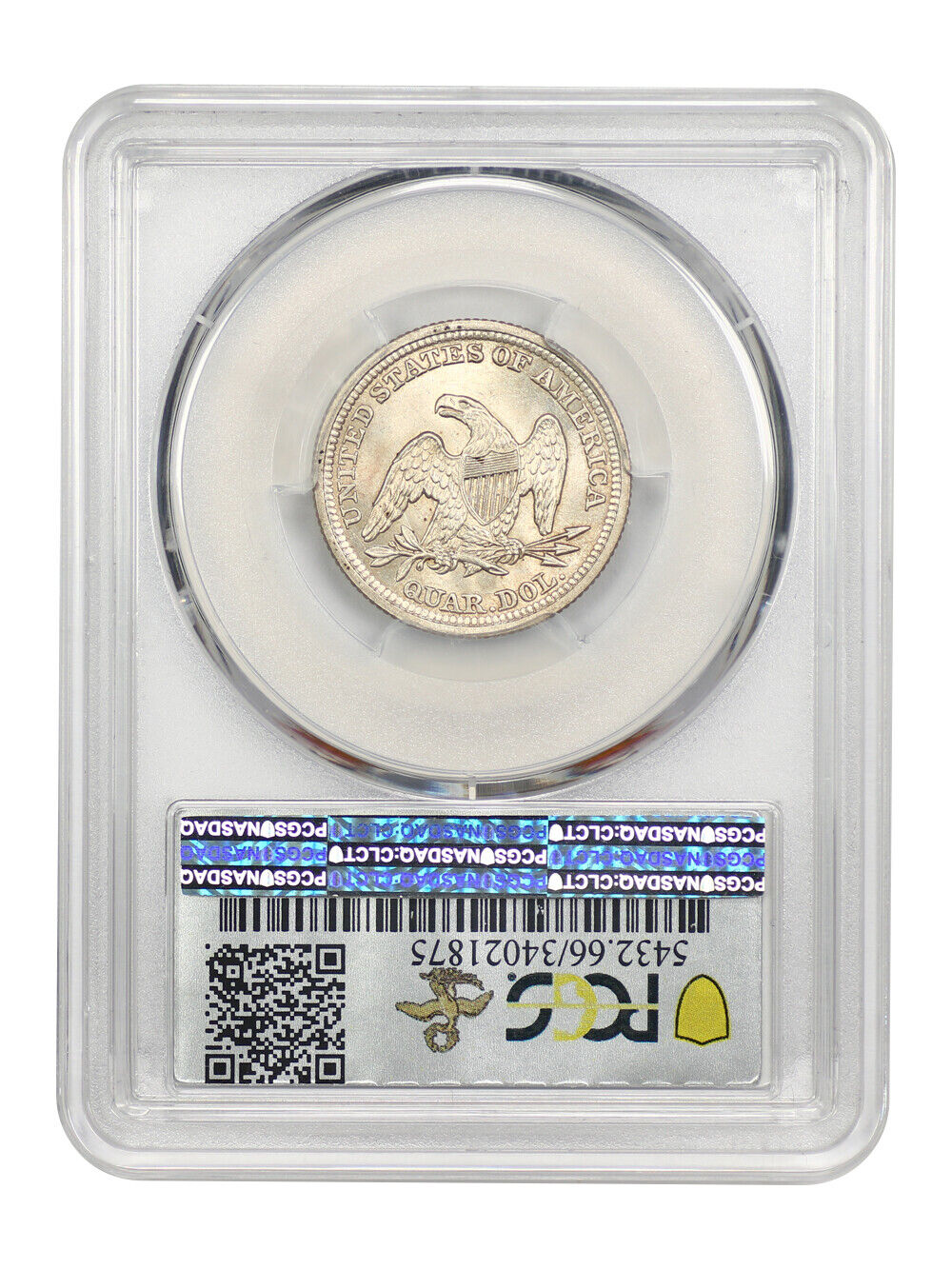 1854 25C PCGS MS66 (Arrows) ex: D.L. Hansen