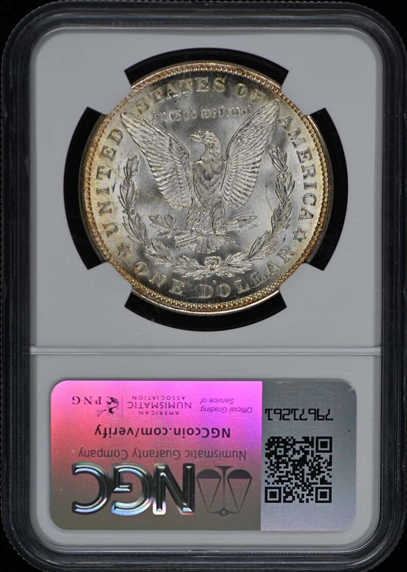 1921-D Morgan Dollar S$1 NGC MS67