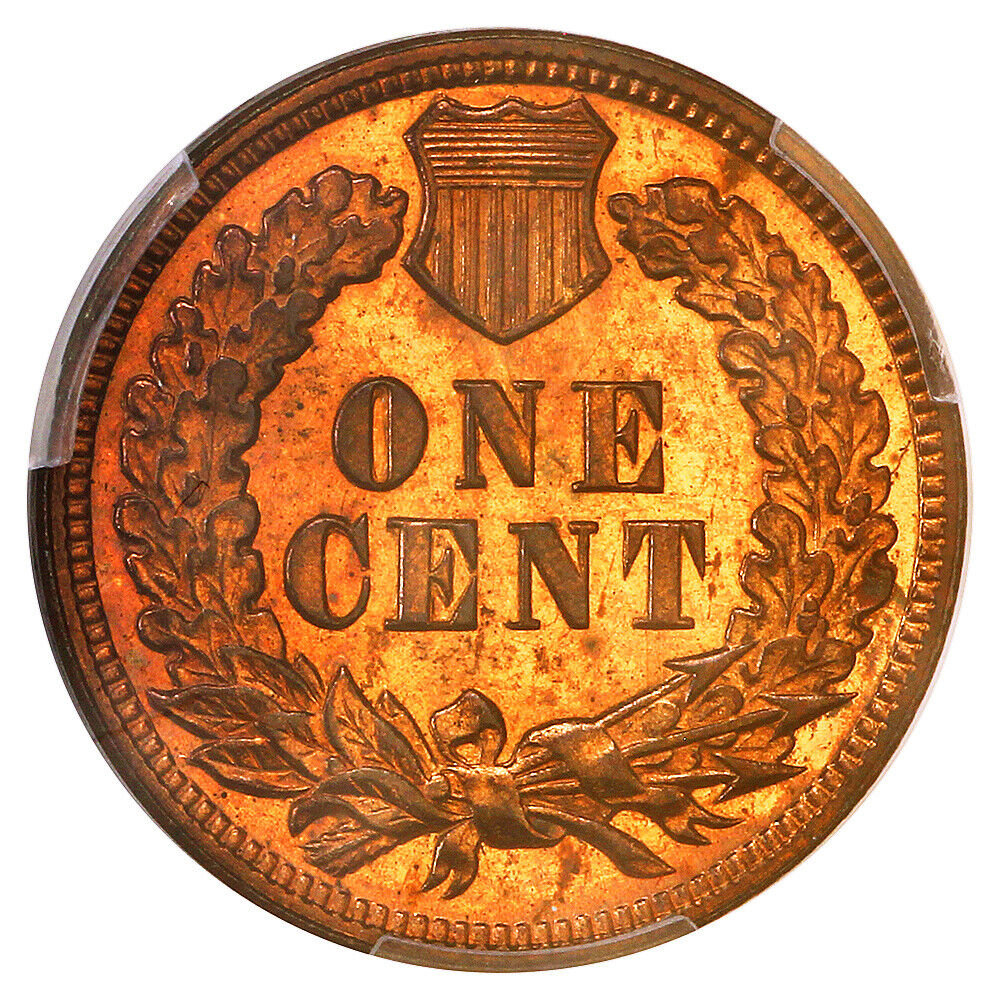 1890 1C PCGS PR64RB - Indian Cent - Popular Proof Indian