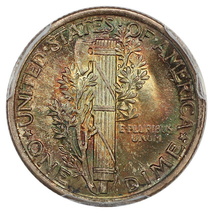 1918 10C PCGS MS67FB ex: D.L. Hansen