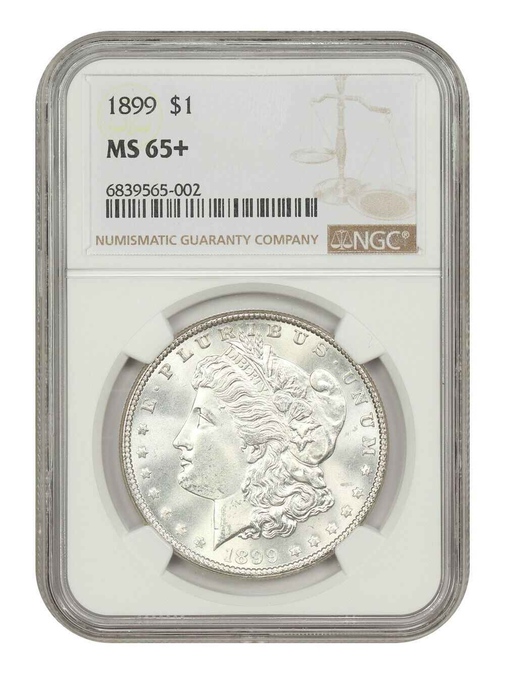 1899 $1 NGC MS65+ - Morgan Dollar