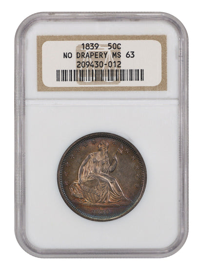 1839 50C NGC MS63 (No Drapery)