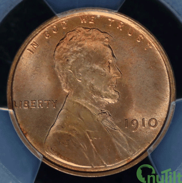 1910 1C PCGS/CAC MS67+RD - Lincoln Cent (Wheat Reverse) - Tough in RD