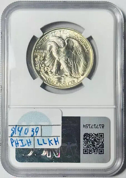 1941 S Walking Liberty Half Dollar NGC MS-66+