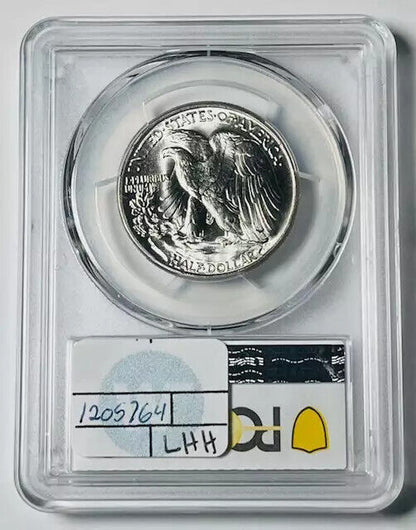 1944 P Walking Liberty Half Dollar PCGS MS-66 White coin!