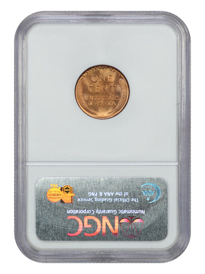 1941 1C NGC MS67RD - Lincoln Cent (Wheat Reverse)