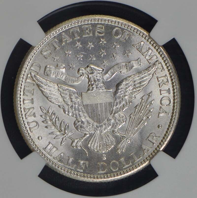 1899-S Barber Half Dollar 50C NGC MS67