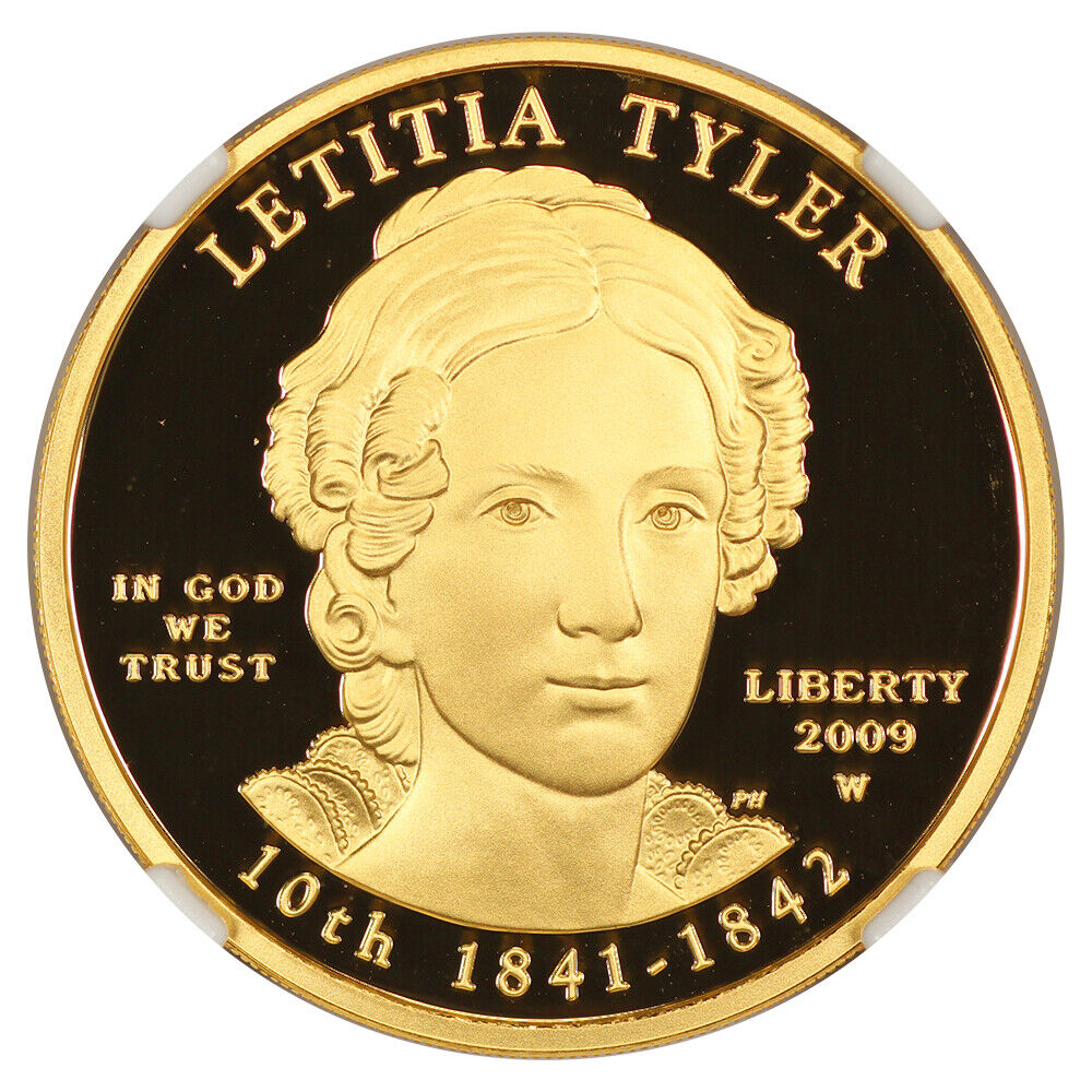 2009-W $10 Letitia Tyler NGC PR70DCAM