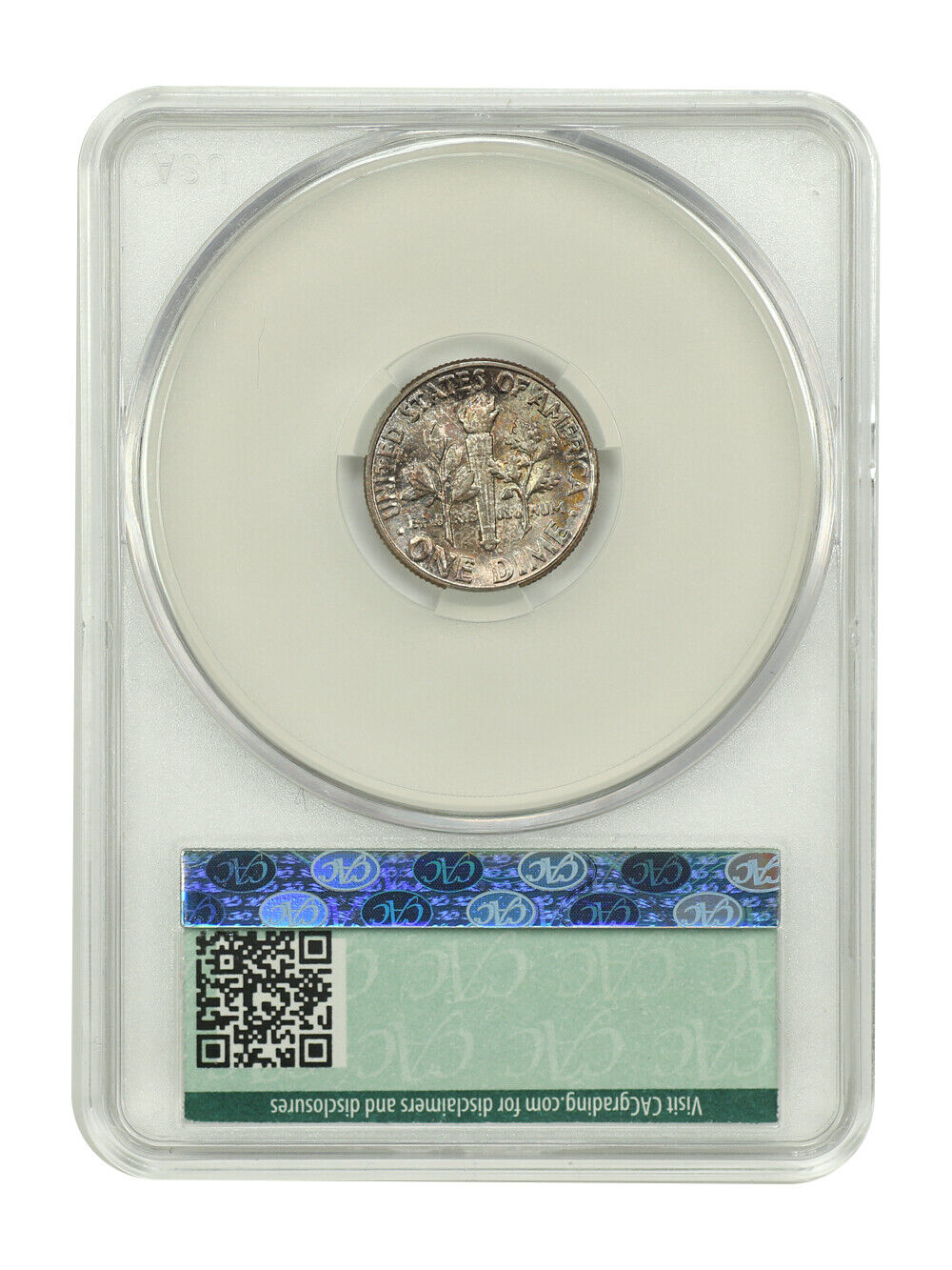 1958 10C CACG MS68 - Roosevelt Dime