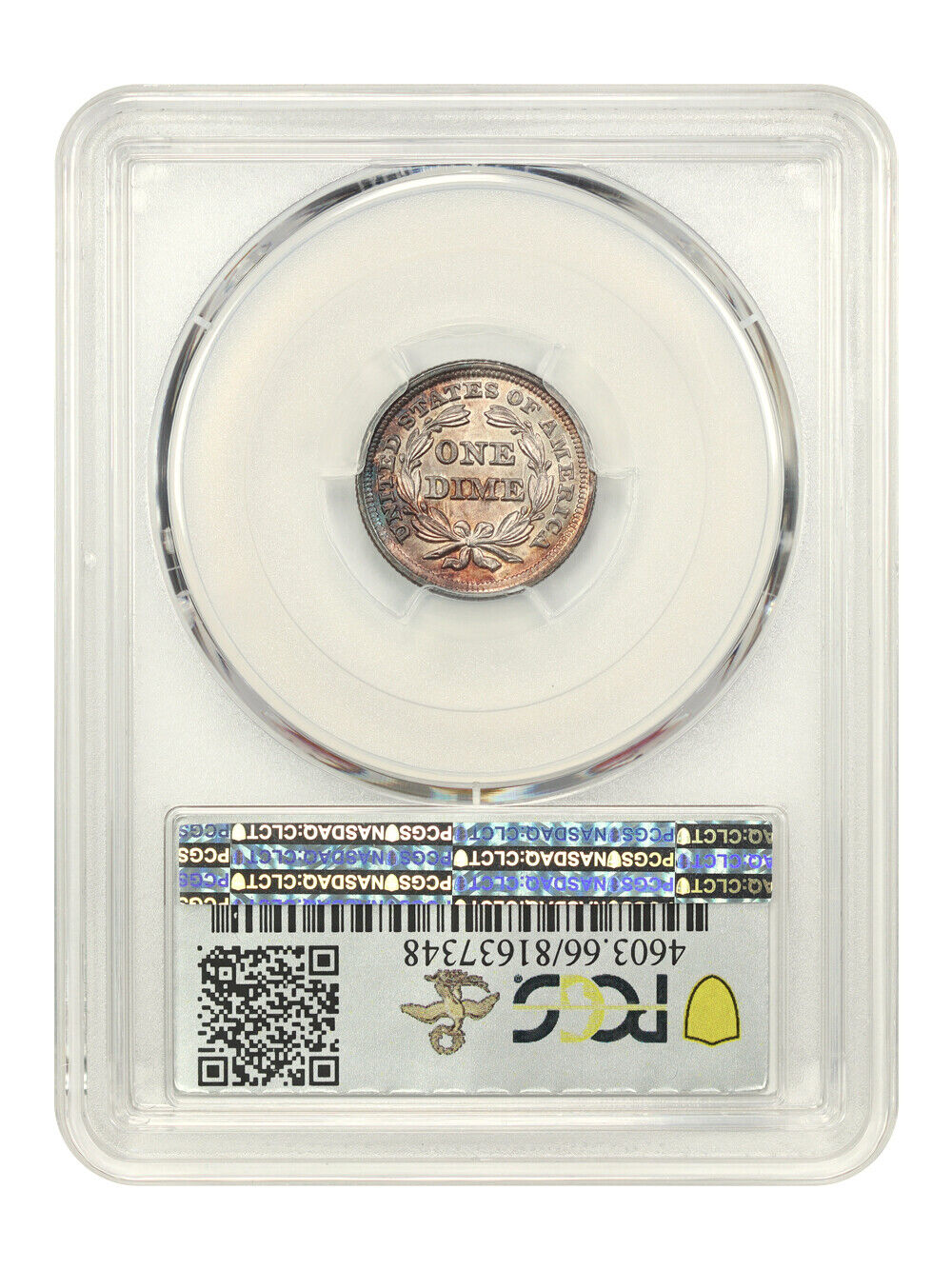 1853 10C PCGS MS66 (Arrows) ex: D.L. Hansen