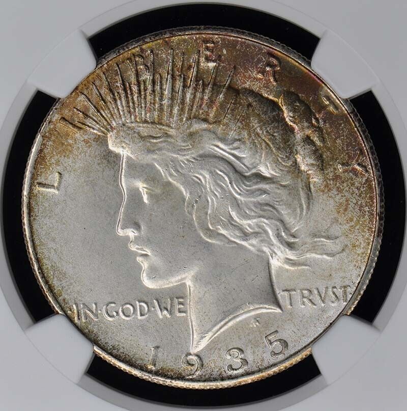 1935-S Peace Dollar S$1 NGC MS66