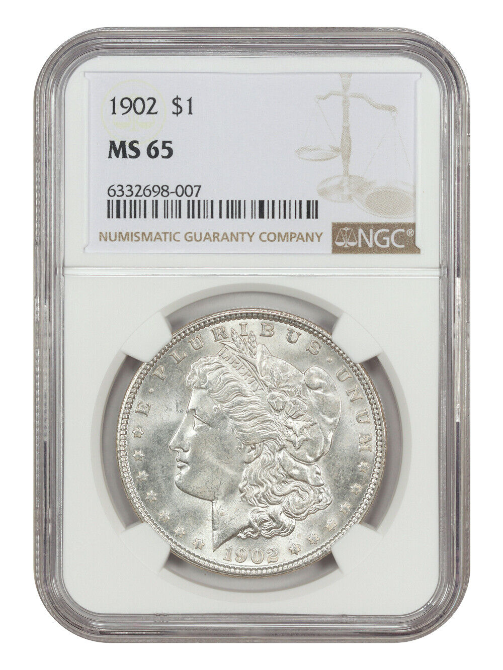 1902 $1 NGC MS65 - Morgan Dollar