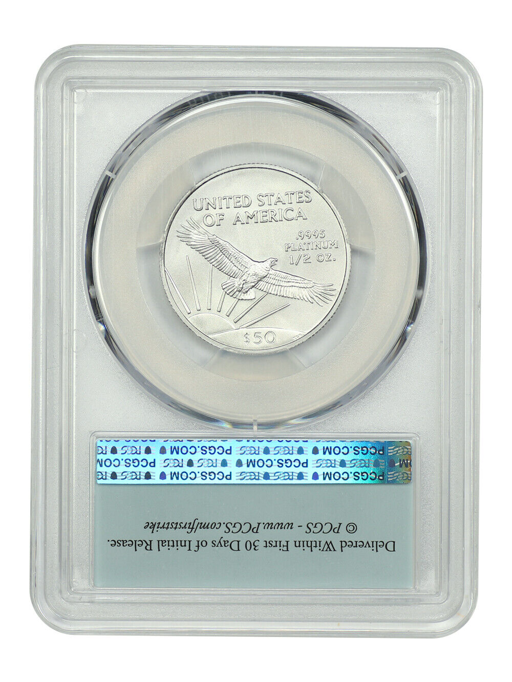 2008 $50 Statue of Liberty PCGS MS70 (First Strike) - $50 Platinum Eagles