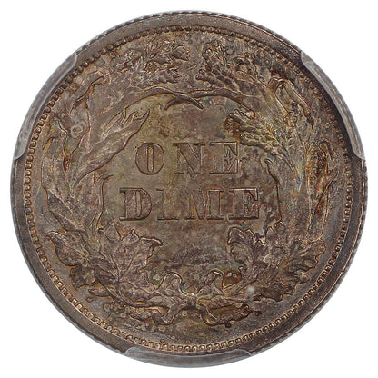 1873 10C PCGS PR63 (Arrows) ex: D.L. Hansen