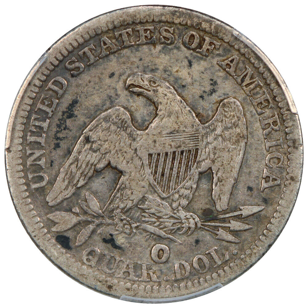 1854-O 25C PCGS VF20 (Huge O) ex: D.L. Hansen