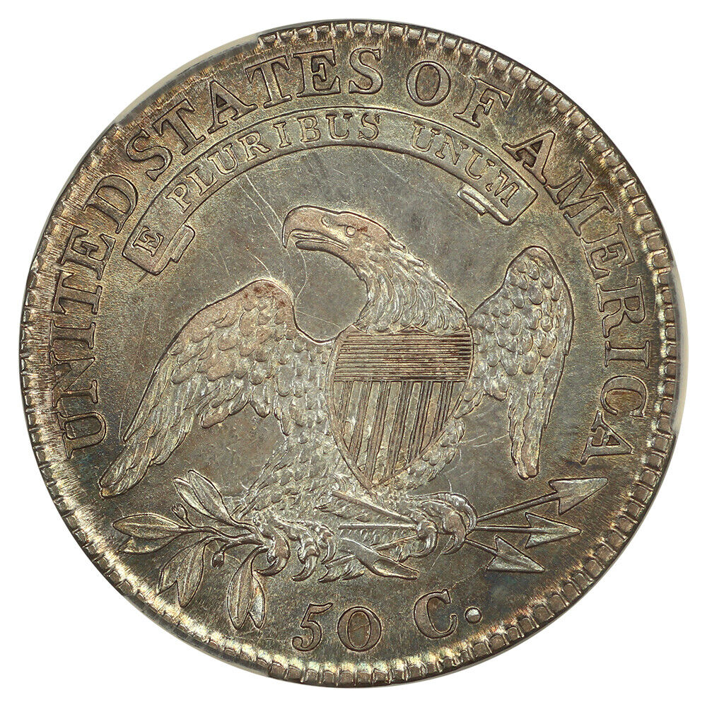 1815/2 50C CACG AU58 ex: D.L. Hansen - Capped Bust Half Dollar