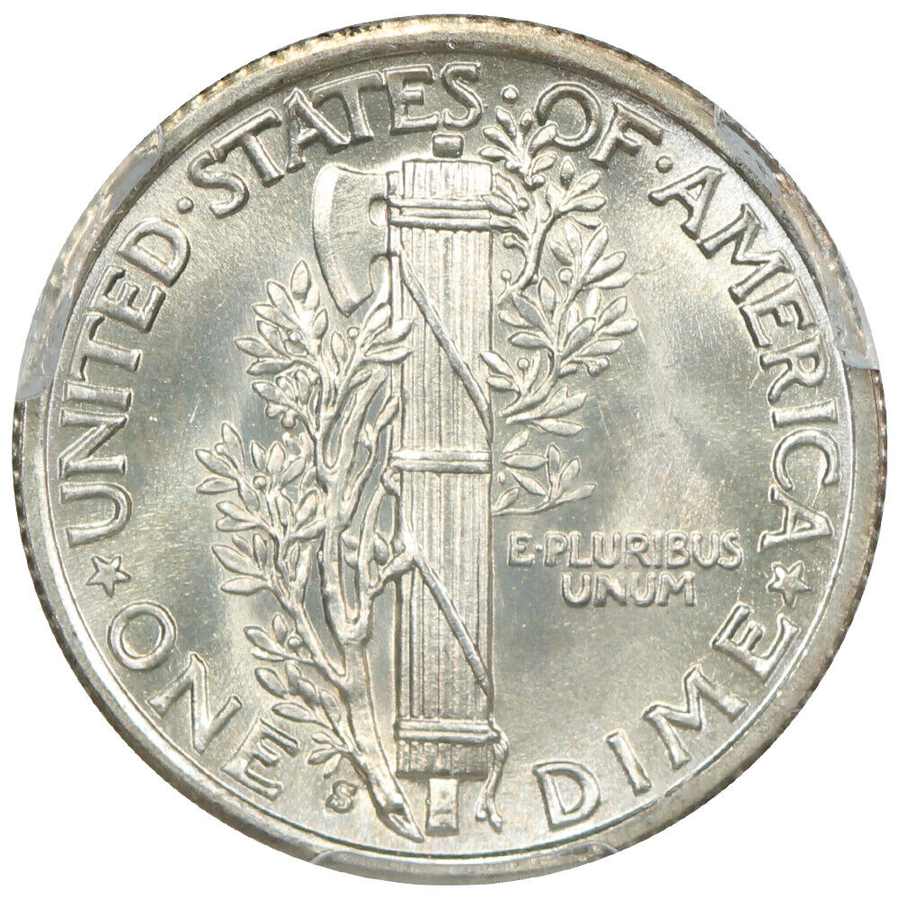 1940-S 10C PCGS MS68FB - Mercury Dime