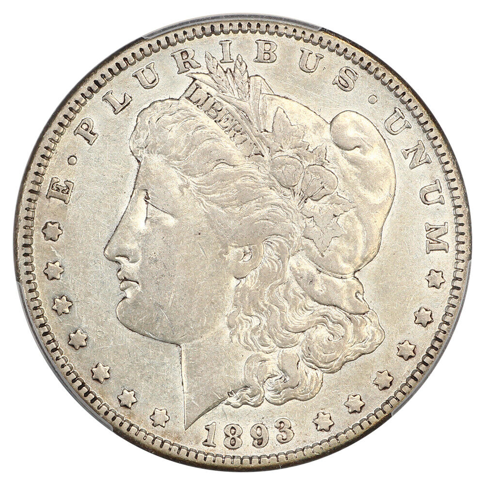 1893 $1 PCGS XF45 - Morgan Dollar - Better Date P-Mint