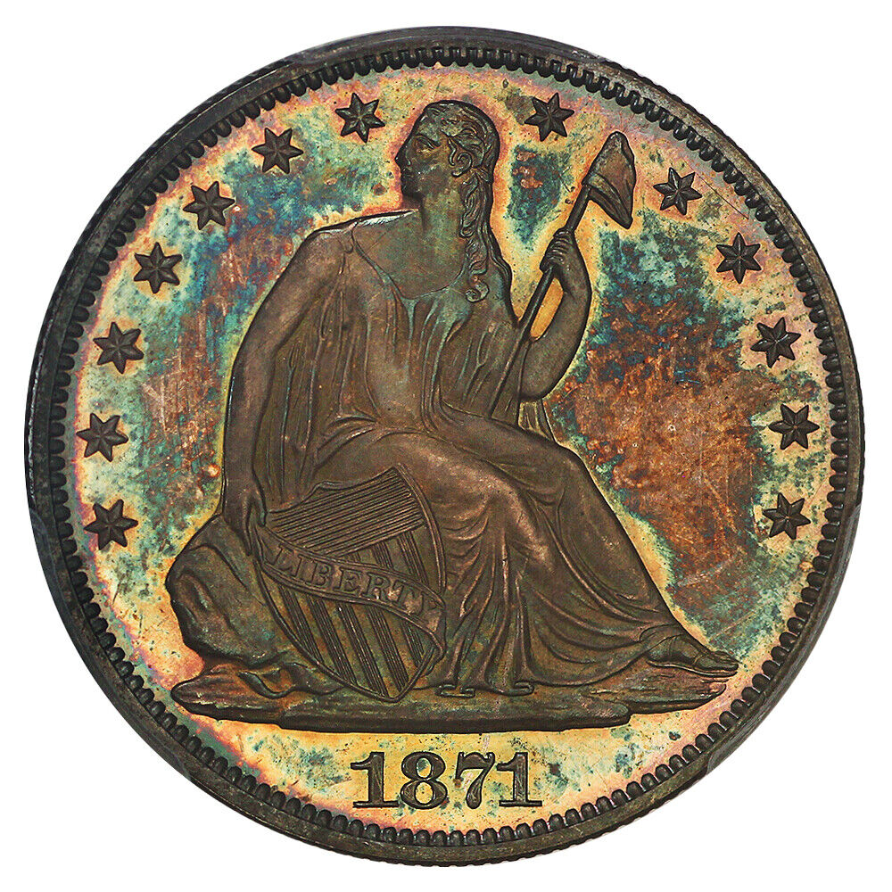 1871 50C PCGS PR66 ex: D.L. Hansen/Chrismor