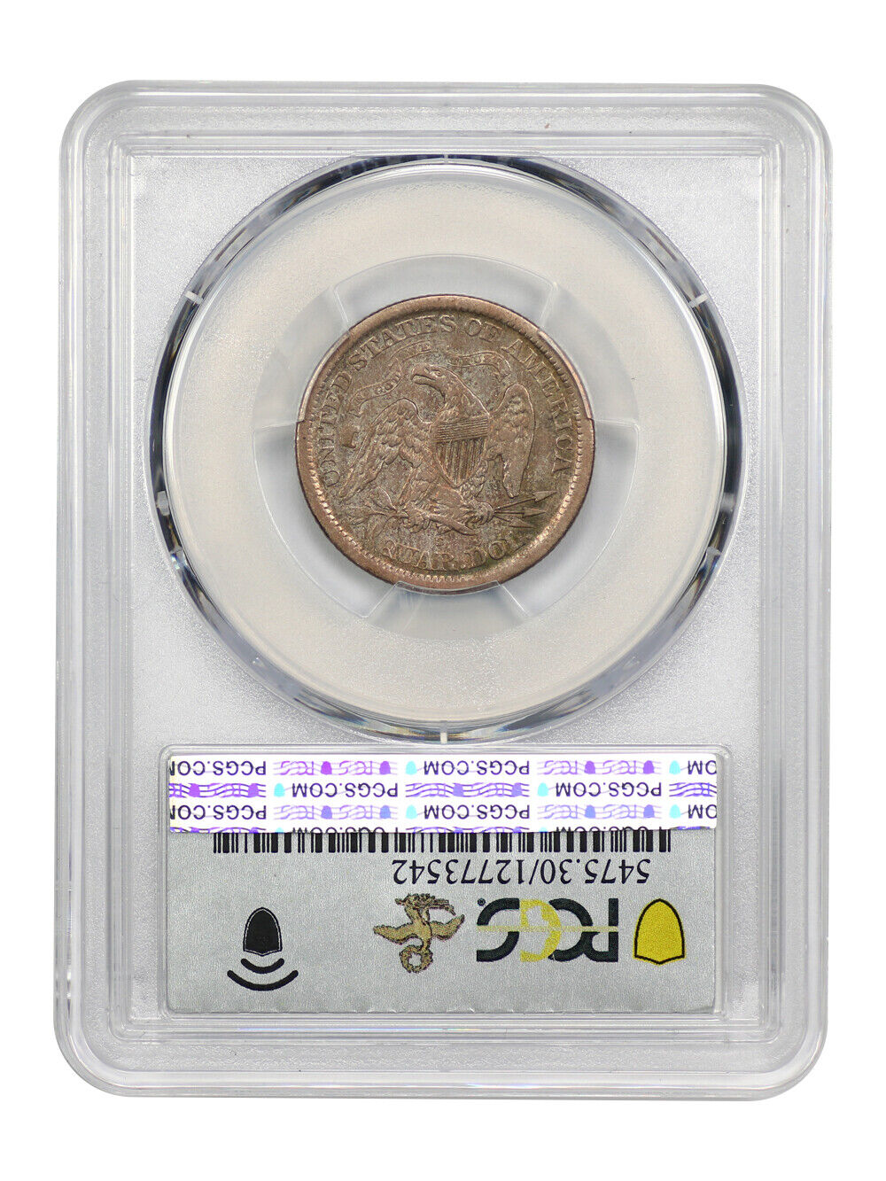 1869-S 25C PCGS VF30 ex: D.L. Hansen