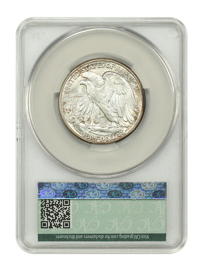 1942 50C CACG MS66+ - Walking Liberty Half Dollar - Plus Grade Beauty