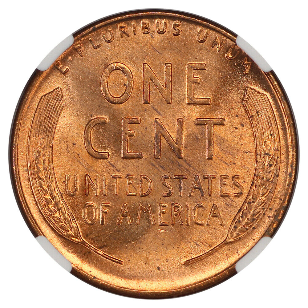 1945 1C NGC MS67RD - Lincoln Cent (Wheat Reverse)