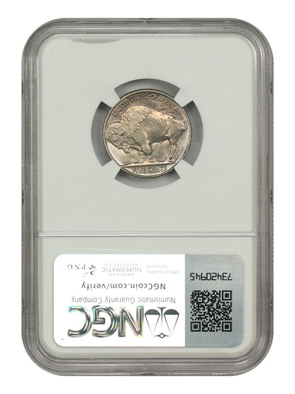 1920 5C NGC MS66+ - Buffalo Nickel