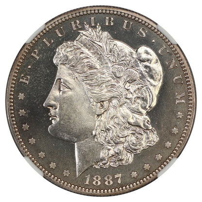 1887 $1 NGC PR64 - Morgan Dollar