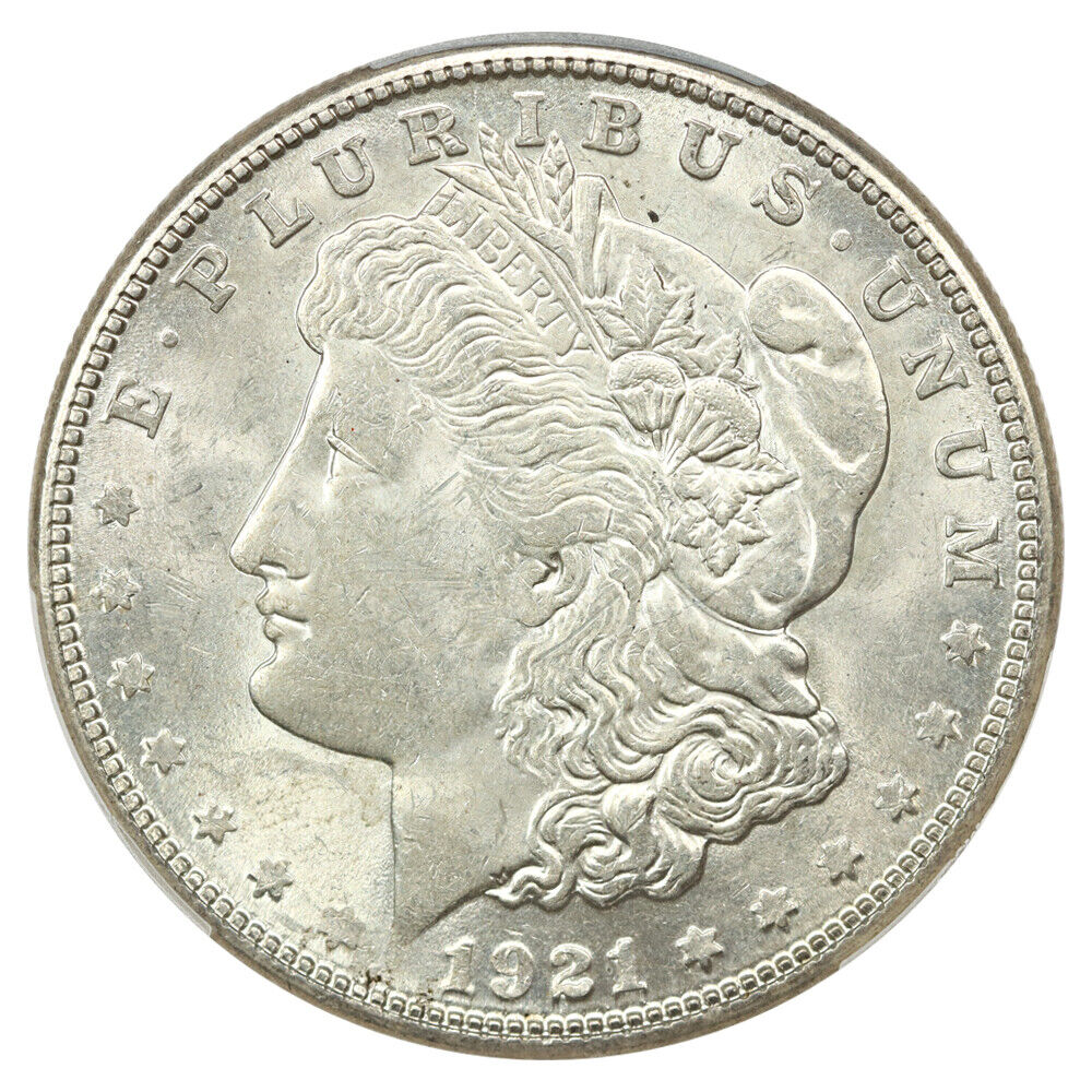 1921-S $1 PCGS MS63 - Morgan Dollar - Popular Final Year S-Mint Morgan