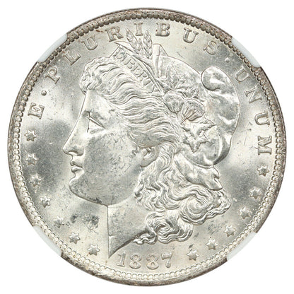 1887-O $1 NGC MS63 - Morgan Dollar