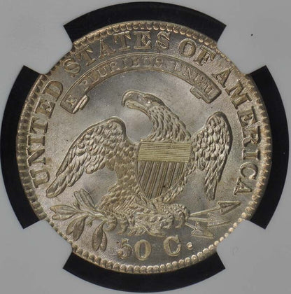 1832 Capped Bust, Lettered Edge 50C NGC MS66